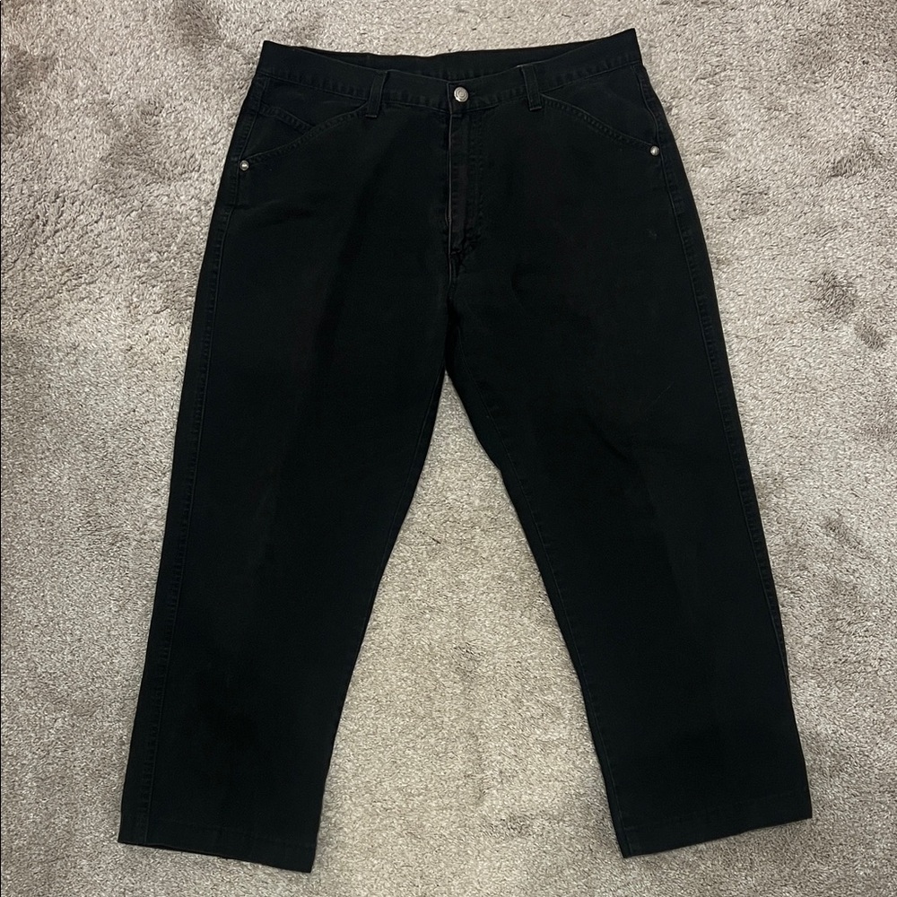 Men’s Versace Black Denim Capri Jeans